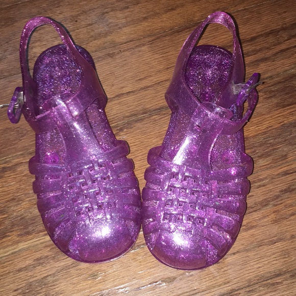 Other - Purple Glitter Jellies Size 11